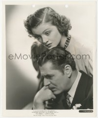 7r0535 TO MARY - WITH LOVE 8.25x10 still 1936 best portrait of pretty Myrna Loy & Warner Baxter!