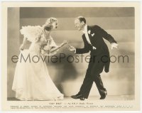 7r0539 TOP HAT 8x10.25 still 1935 wonderful image of Fred Astaire & Ginger Rogers dancing!