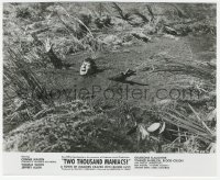 7r0552 TWO THOUSAND MANIACS 7.75x9.25 still 1964 close up of guy sinking in quicksand!