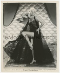 7r0555 UNHOLY WIFE 8x10 still 1957 sexiest bad girl Diana Dors puts her best leg forward!