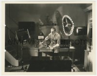 7r0571 WEREWOLF OF LONDON candid 8x10.25 still 1935 Henry Hull in his laboratory with set lighting!
