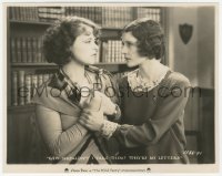 7r0578 WILD PARTY 7.75x9.75 still 1929 c/u of Clara Bow taking her letters from Marceline Day!
