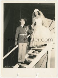 7r0598 YOU'LL NEVER GET RICH candid 8x11 key book still 1941 Hayworth & Astaire dressed for finale!