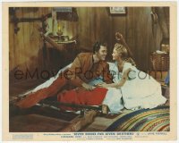 7r0022 SEVEN BRIDES FOR SEVEN BROTHERS color English FOH LC 1954 happy Howard Keel & Jane Powell!