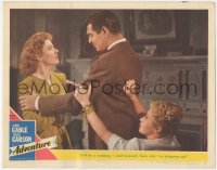 7r0839 ADVENTURE LC #7 1945 Clark Gable says goodbye to Greer Garson & Joan Blondell!