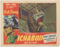 7r0842 ADVENTURES OF ICHABOD & MISTER TOAD LC #5 1949 Disney, Mr. Toad hanging from chandelier!