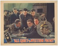 7r0853 ALL QUIET ON THE WESTERN FRONT LC 1930 Lew Ayres & other school boys talk up glory of war!