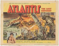7r0649 ATLANTIS THE LOST CONTINENT TC 1961 George Pal sci-fi, cool Joseph Smith fantasy art!