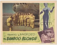7r0881 BAMBOO BLONDE LC 1946 great image of soldiers taking photo by the title military airplane!