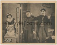 7r0895 BELL HOP LC 1921 angry Oliver Hardy grabs Larry Semon & makes him get back to work, rare!