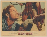 7r0897 BEN-HUR LC #3 1960 best close up of Charlton Heston with gourd given water by Jesus!