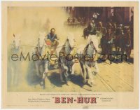 7r0898 BEN-HUR LC #5 1960 Charlton Heston in the spectacular chariot race, William Wyler classic!