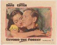 7r0904 BEYOND THE FOREST LC #6 1949 great close up of Bette Davis with arms around David Brian!