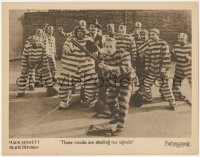 7r0911 BLACK OXFORDS LC 1924 great image of convict Sidney Smith playing in prison baseball game!