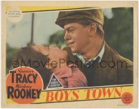 7r0927 BOYS TOWN LC 1938 Mickey Rooney crying because Pee Wee Bobs Watson may be dead!