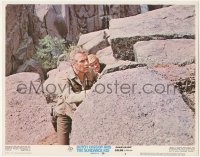 7r0947 BUTCH CASSIDY & THE SUNDANCE KID LC #6 R1973 Paul Newman & Robert Redford hide from posse!