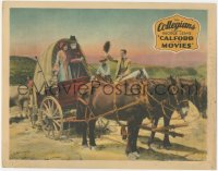 7r0953 CALFORD IN THE MOVIES LC 1928 college track star George Lewis by covered wagon, very rare!