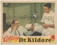 7r0955 CALLING DR. KILDARE LC 1939 Lionel Barrymore as Dr. Gillespie explaining to Lew Ayres!