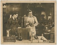 7r0960 CARTER CASE chapter 1 LC 1919 Herbert Rawlinson in laboratory, The Phosgene Bullet!