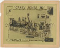 7r0663 CASEY JONES JR. TC 1923 Lige Conlet in a Mermaid Comedy, wacky train scene, ultra rare!