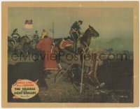 7r0974 CHARGE OF THE LIGHT BRIGADE LC 1936 Errol Flynn kills C. Henry Gordon from horseback!