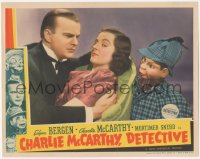 7r0977 CHARLIE McCARTHY DETECTIVE LC 1939 Constance Moore between Edgar Bergen & Charlie McCarthy!