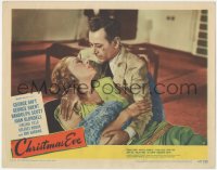 7r0981 CHRISTMAS EVE LC #3 1947 wounded dirty George Raft romances pretty Virginia Field!