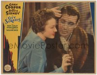 7r0986 CITY STREETS LC 1931 sad Gary Cooper & Sylvia Sidney separated by chicken wire, ultra rare!