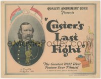 7r0669 CUSTER'S LAST FIGHT TC R1925 50th Anniversary of the Last Stand at Little Big Horn, rare!