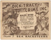 7r0671 DICK TRACY VS. CRIME INC. chapter 7 TC 1941 Ralph Byrd, Chester Gould, Sea Racketeers!