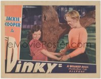 7r1029 DINKY LC 1935 military cadet Jackie Cooper flirting with pretty Betty Jean Hainey!