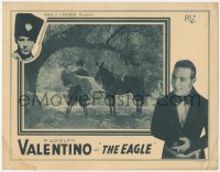 7r1045 EAGLE LC R1937 masked Rudolph Valentino carrying pretty Vilma Banky by his horse, very rare!