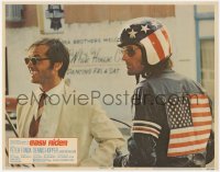 7r1051 EASY RIDER LC #1 1969 great close up of Peter Fondain motorcycle gear & Jack Nicholson!
