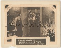 7r1063 FASHIONS IN LOVE LC 1929 Fay Compton opens her door to Adolphe Menjou & ladies, rare!