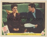 7r1069 FEMININE TOUCH LC 1941 Don Ameche tells Rosalind Russell she knows nothing about jealousy!