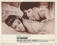 7r1118 GRADUATE LC #3 1968 classic c/u of Dustin Hoffman & Anne Bancroft in bed!