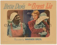 7r1123 GREAT LIE LC 1941 close up of pretty Bette Davis holding baby & smiling at Hattie McDaniel!