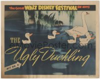 7r1124 GREAT WALT DISNEY FESTIVAL OF HITS LC 1940 wonderful cartoon art of The Ugly Duckling, rare!