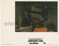 7r1127 GREEN HORNET LC #2 1974 cool image of Bruce Lee as Kato kicking guy in the face!