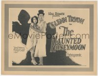 7r0709 HAUNTED HONEYMOON TC 1925 Glenn Tryon & Blanche Mehaffey don't believe in ghosts, ultra rare!