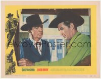 7r0622 HIGH NOON LC #6 1952 great close up of deputy Lloyd Bridges trying to blackmail Gary Cooper!