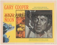 7r0617 HIGH NOON TC 1952 c/u of Gary Cooper + key scenes from film's climax, Fred Zinnemann classic!