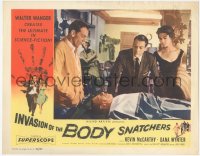 7r1181 INVASION OF THE BODY SNATCHERS LC 1956 McCarthy, Wynter & Donovan discover dead clone body!