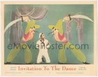 7r1184 INVITATION TO THE DANCE LC #6 1956 great image of Gene Kelly with cartoon guys with scimitars!