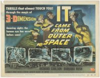 7r0716 IT CAME FROM OUTER SPACE 3D TC 1953 Ray Bradbury sci-fi classic, thrills that almost touch you!