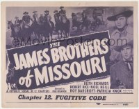 7r0719 JAMES BROTHERS OF MISSOURI chapter 12 TC 1949 Republic, Richards, Barcroft, Fugitive Code!