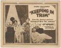 7r0721 KEEPING IN TRIM TC 1927 based on the Keeping Up With The Joneses comic strip, ultra rare!