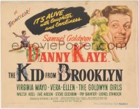 7r0722 KID FROM BROOKLYN TC 1946 Danny Kaye, sexy Virginia Mayo, Vera-Ellen and The Goldwyn Girls!