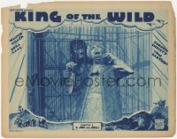 7r1211 KING OF THE WILD chapter 8 LC 1931 Arab guy attacked by Ape Man in cage, Jaws of the Jungle!