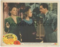 7r1219 LADY BE GOOD LC 1941 Eleanor Powell & Ann Sothern stare in disbelief at Robert Young!